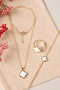 Heliophilia Silver Conjunto de Collar, Pulsera y Anillo Dorado CSET9836